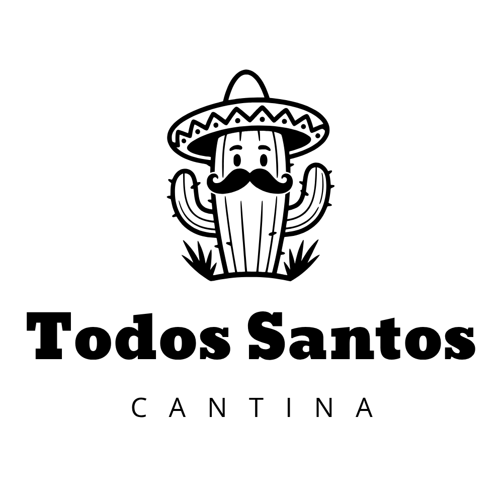 Todos Santos Cantina Stacked Black Logo