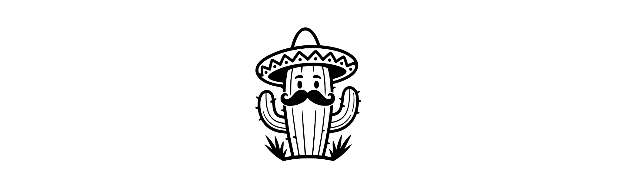 Todos Santos Horizontal White Logo without Cantina